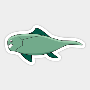 Green Placoderm Sticker